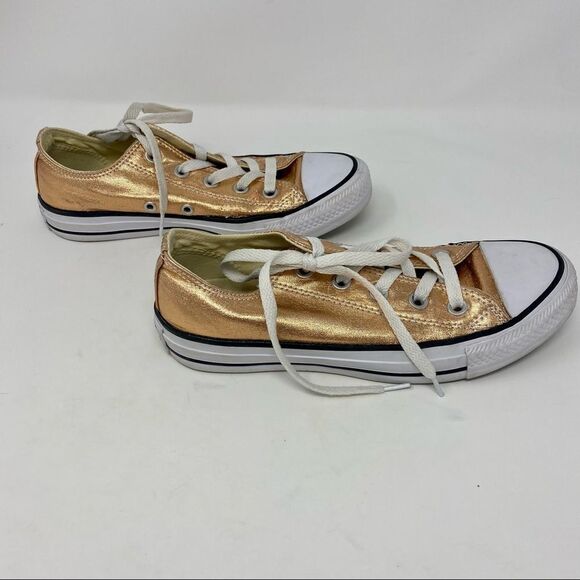 GOLD! Chucks Low-tops- Size 6 - Picture 8 of 12
